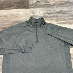 Under‎ Armour UA Storm Fleece Gray Mens 2XL Loose Cold Gear 1/4 Zip Mock Sweater